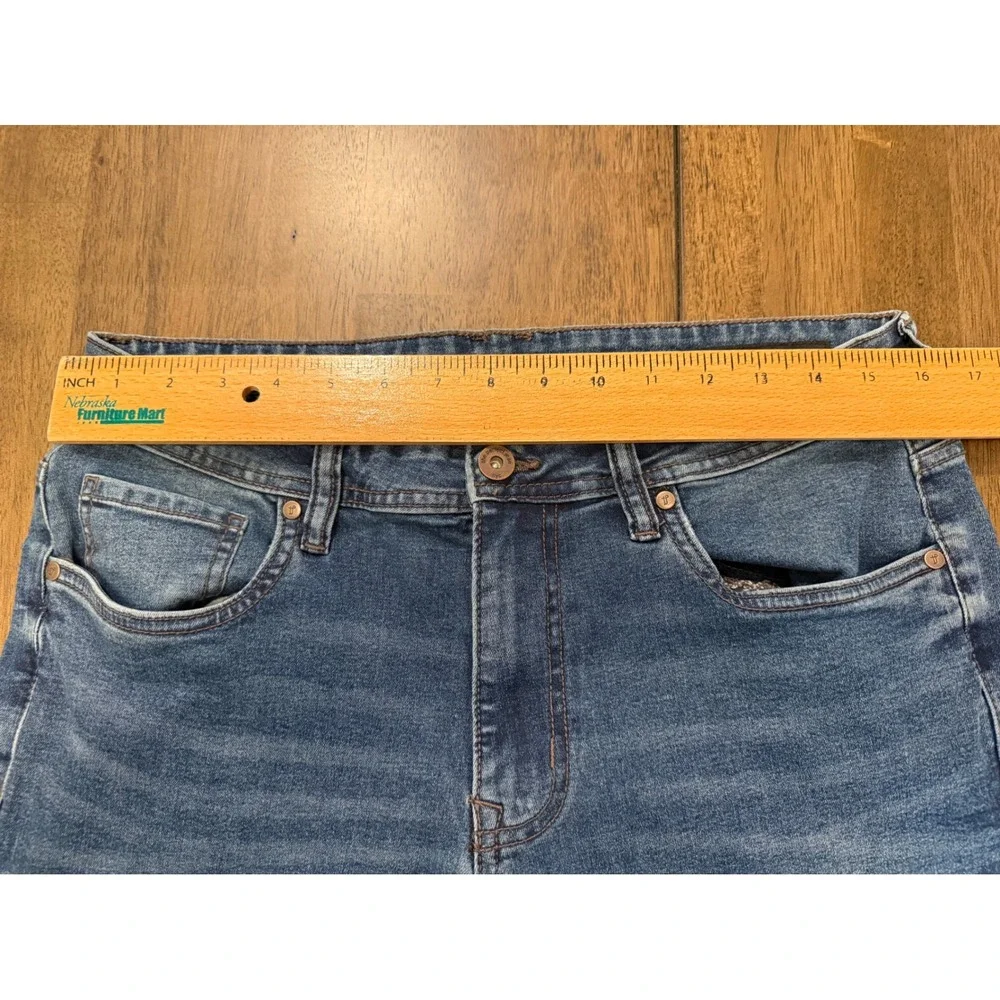 The Perfect Jean NYC Mens Slim Fit Medium Wash Blue Denim Jeans 32x34 - Picture 3 of 6